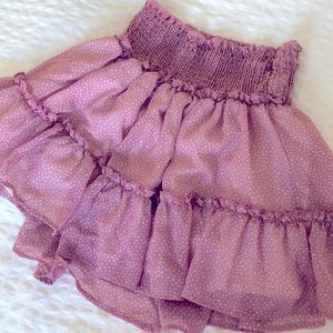 Ruffle skirt like LoveShackFancy